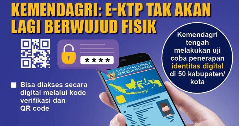 Catat, Ini Syarat dan Cara Membuat KTP Digital